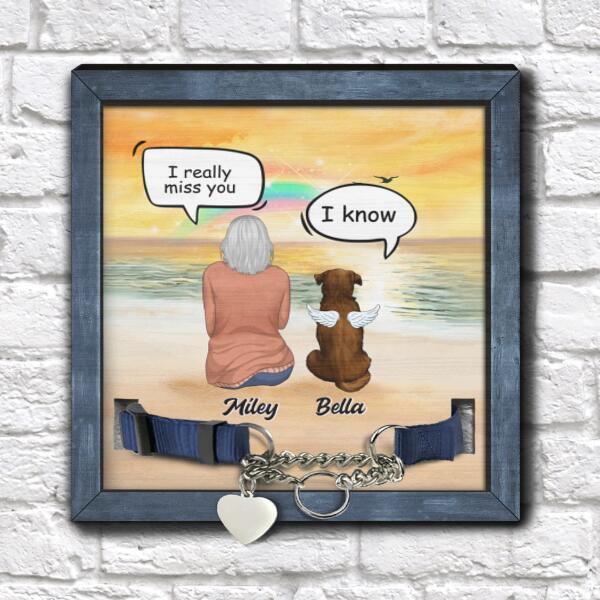 You Left Paw Prints On My Heart, Pet Memorial Sign, Pet Loss Gift