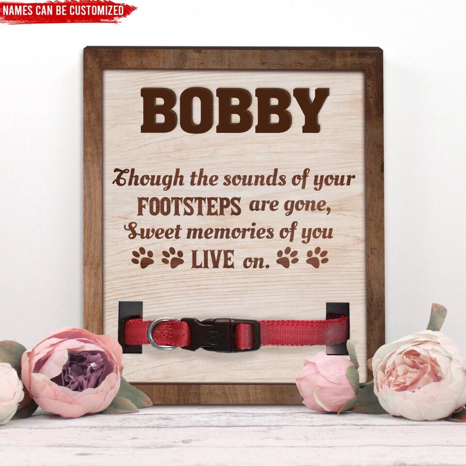 Personalized Pet Memorial Sign, Pet Bereavement Gift - Unique Wood Gift For Pet Lovers - PMS1