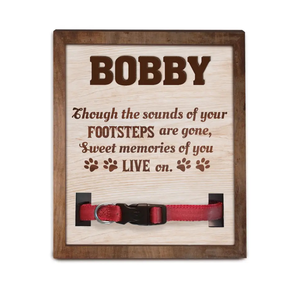 Personalized Pet Memorial Sign, Pet Bereavement Gift - Unique Wood Gift For Pet Lovers - PMS1