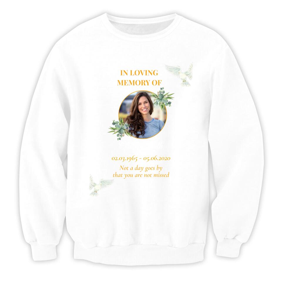 Not A Days Goes By That You Are Not Missed - Personalized T-Shirt