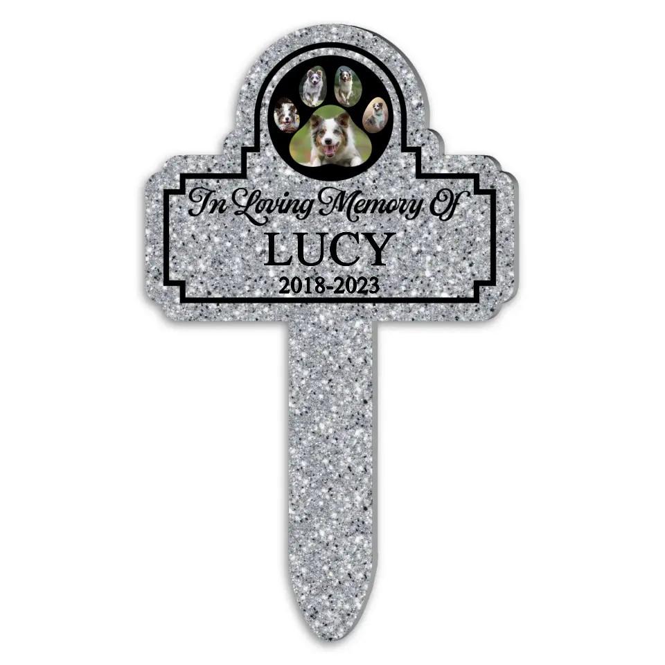 In Loving Memory Of Pet - Personalized Plaque Stake, Stake Gift For Pet Lover - PS64