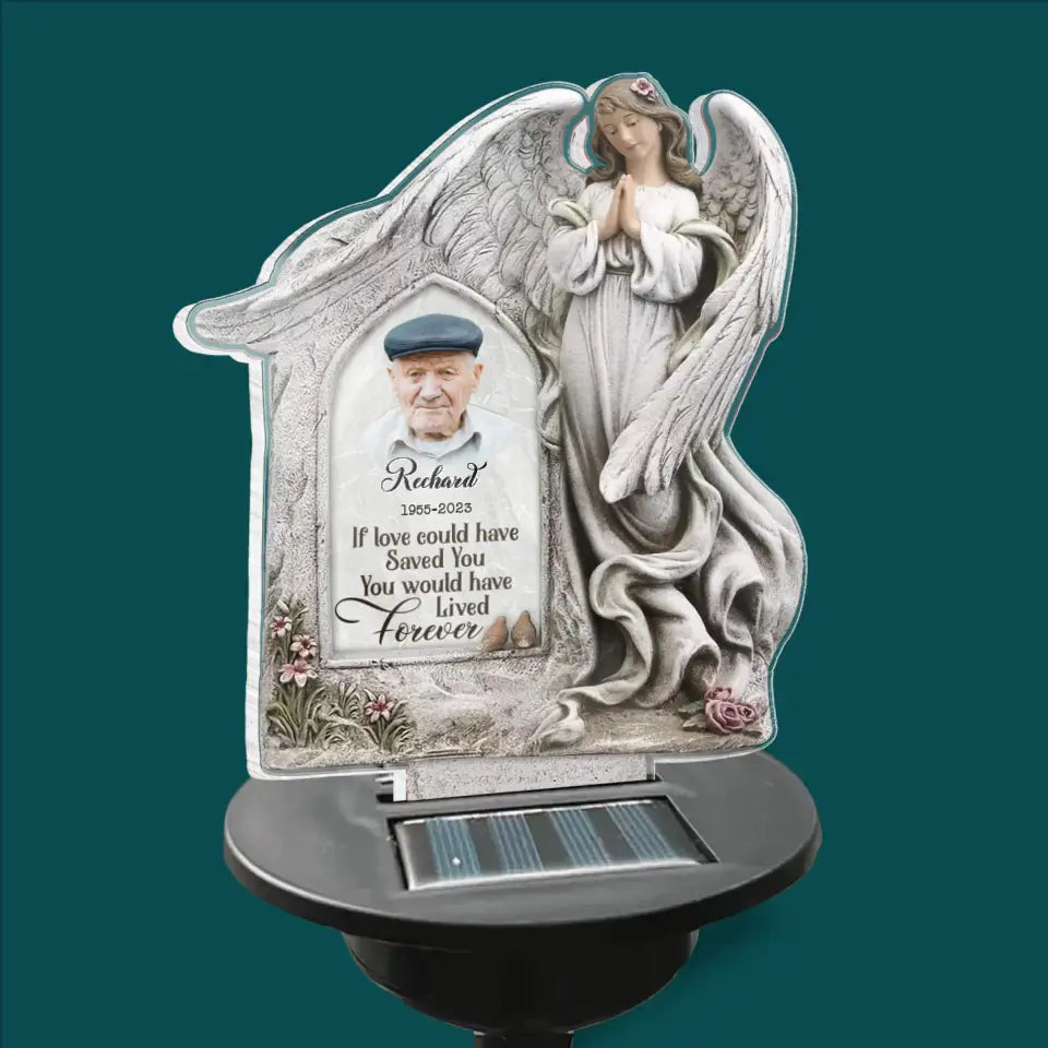 If Love Could Have Saved You - Personalized Solar Light, Remembrance Gift, Loss Of Loved One - SL128