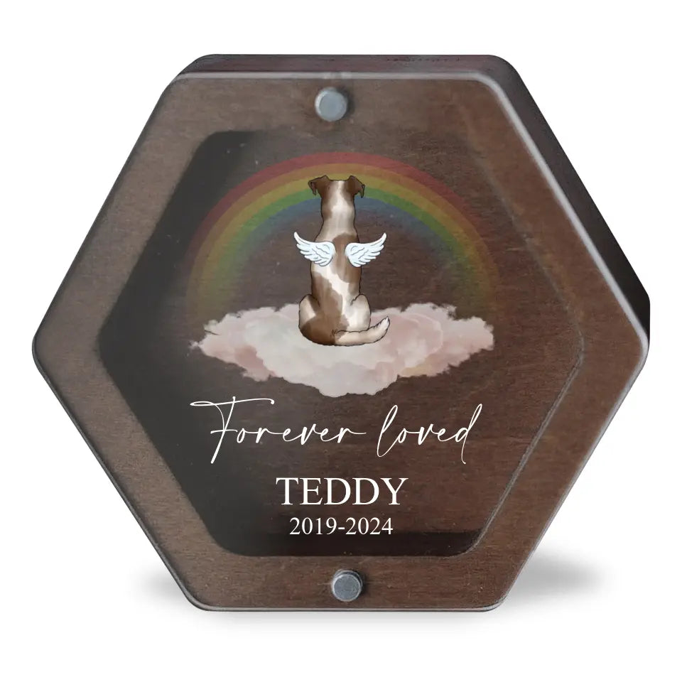 Forever Loved My Fur Baby - Personalized Memorial Box, Fur Keepsake Box - MB09