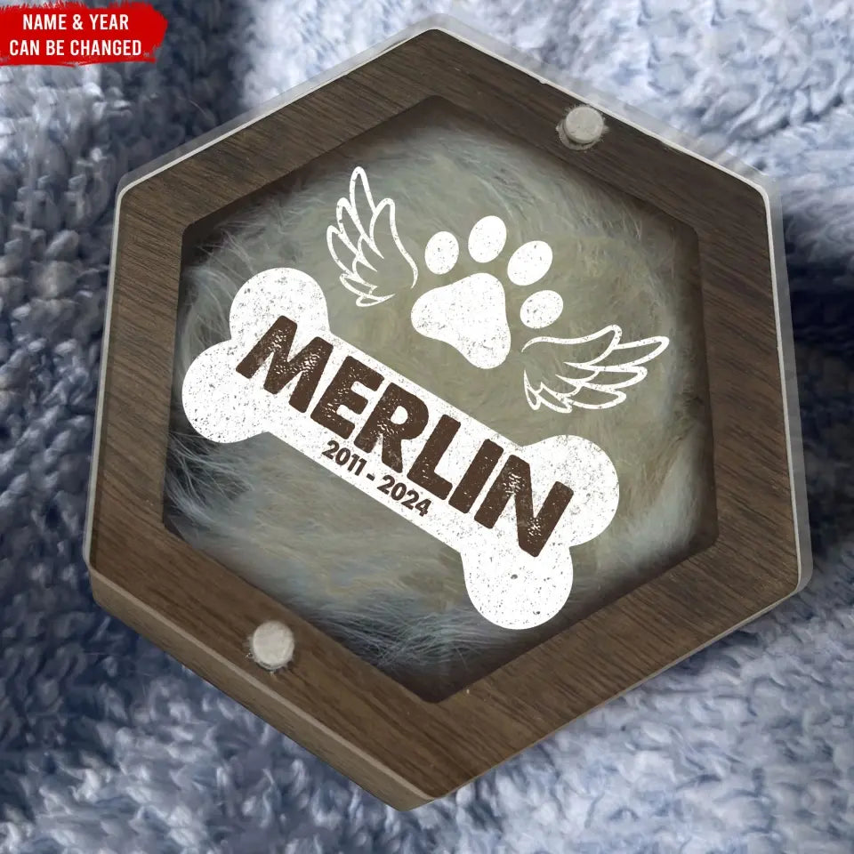 Dog Bone Memorial Gifts - Personalized Memorial Box, Gift For Dog Lover - MB20