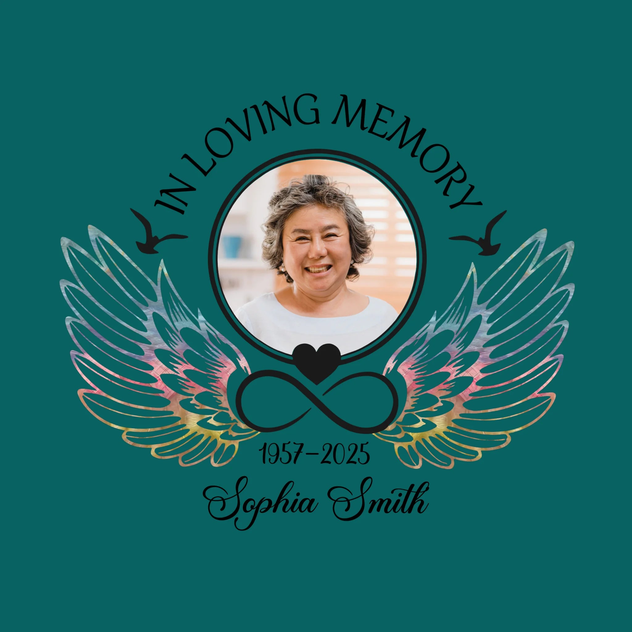 In Loving Memory Loss Of Loved One - Personalized Decal, Memorial Decal, In Loving Memory Gift