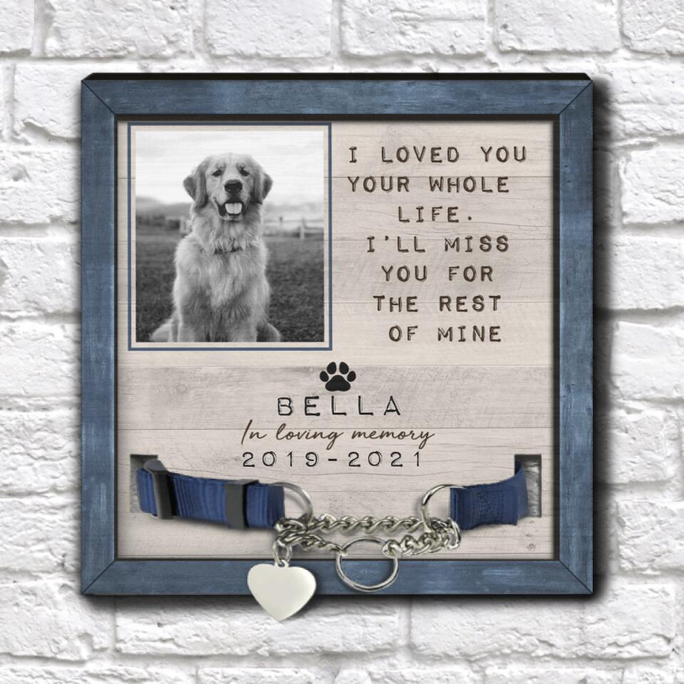 Loved You Your Whole Life - Personalized Pet Memorial Sign