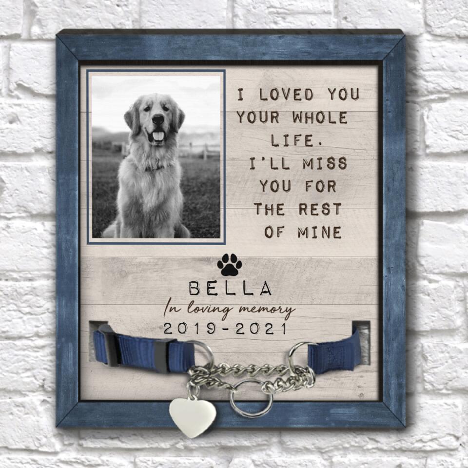 Loved You Your Whole Life - Personalized Pet Memorial Sign