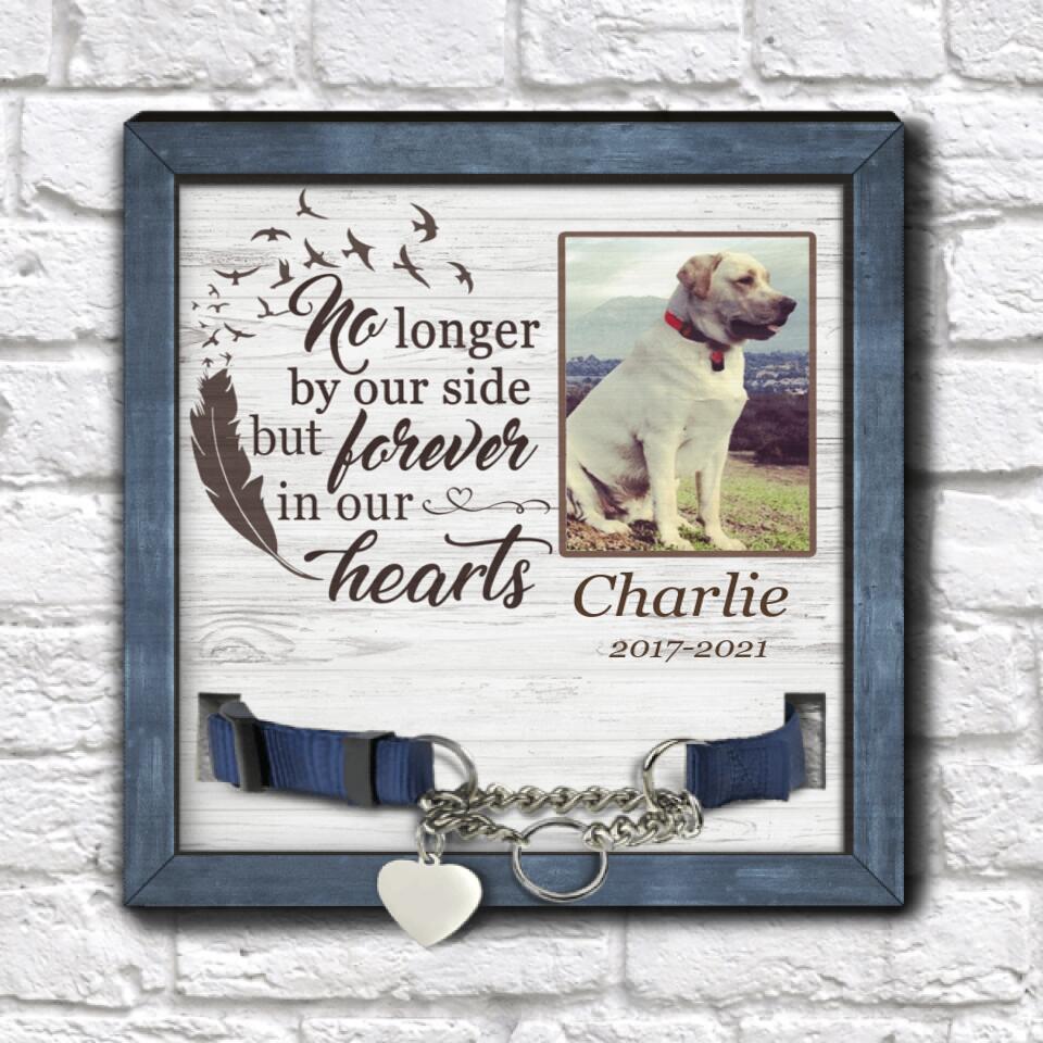 No Longer By Our Side, But Forever In Our Hearts - Pet Memorial Sign