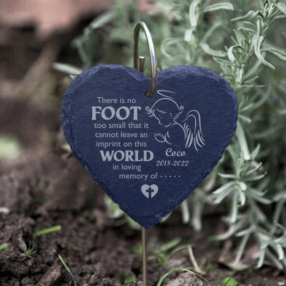 Personalized Slate Plaque Baby / Baby loss / Adult Loss / Oval Memorial Plaque / Bereavement Gift / Garden Memorial