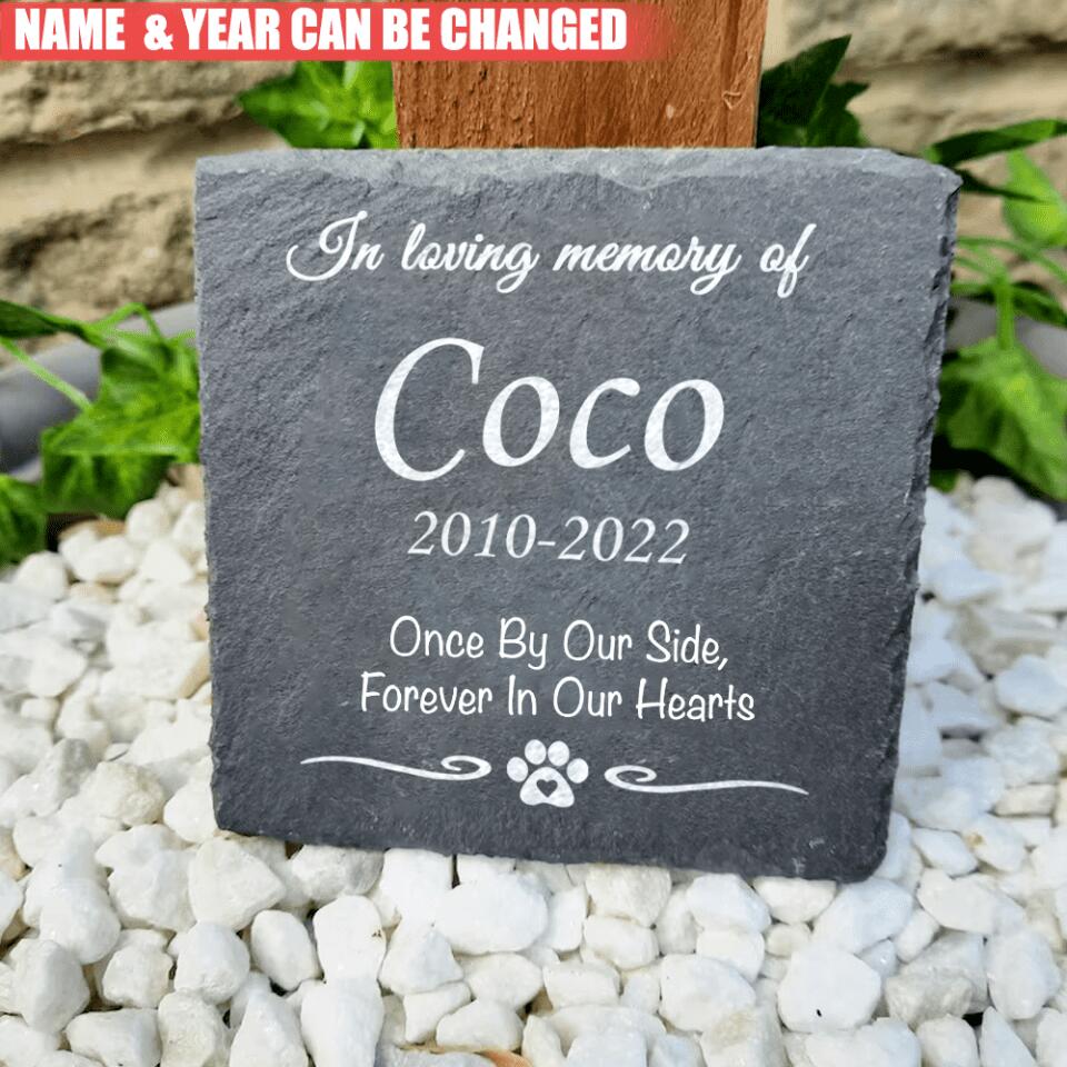 In Loving Memory Of Pet Memorial Garden Stones - Personalized Memorial Stone