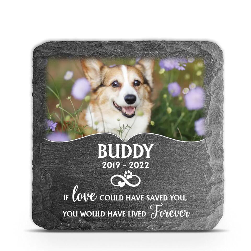 Pet Memorial Stone, Pet Memorial Gift, Personalized Dog Memorial - Personalized Memorial Stone