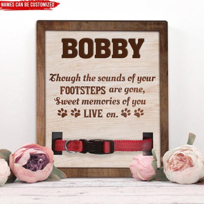 Personalized Pet Memorial Sign, Pet Bereavement Gift - Unique Wood Gift For Pet Lovers - PMS1