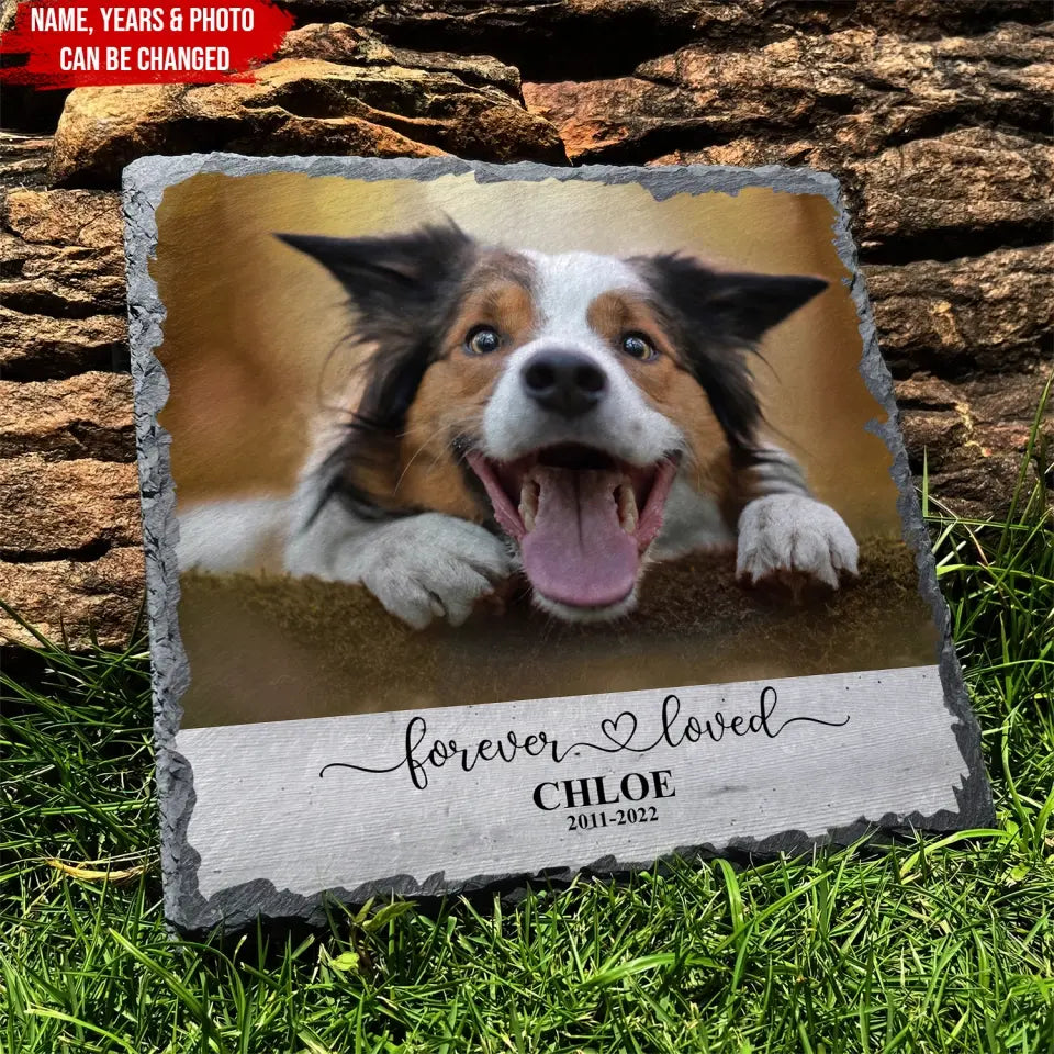 Forever Loved - Personalized Stone, Memorial Gift, Gift For Pet Lover