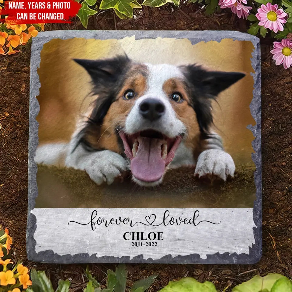Forever Loved - Personalized Stone, Memorial Gift, Gift For Pet Lover