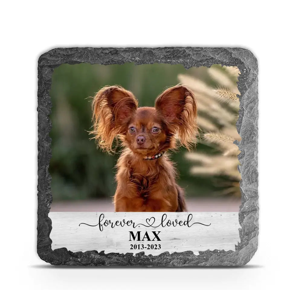 Forever Loved - Personalized Stone, Memorial Gift, Gift For Pet Lover