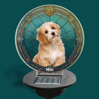 Memorial Gift For Dog - Personalized Solar Light