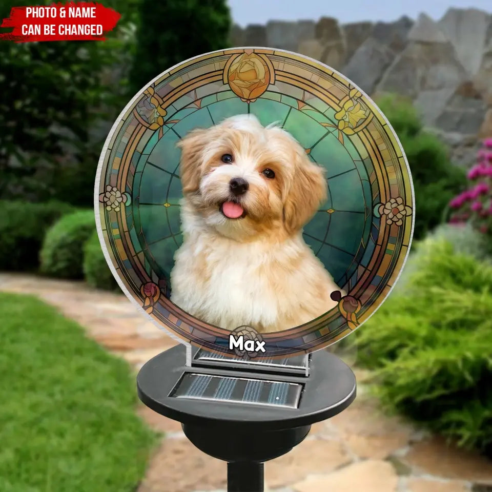 Memorial Gift For Dog - Personalized Solar Light