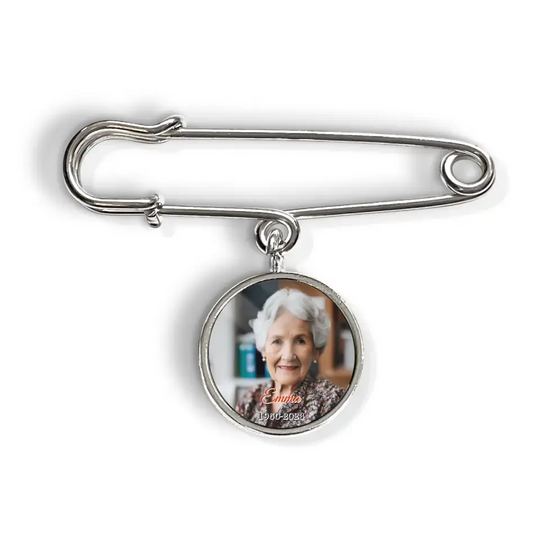 As Long As I Breathe You Will Be Remembered - Personalized Lapel Pin, Memorial Gift
