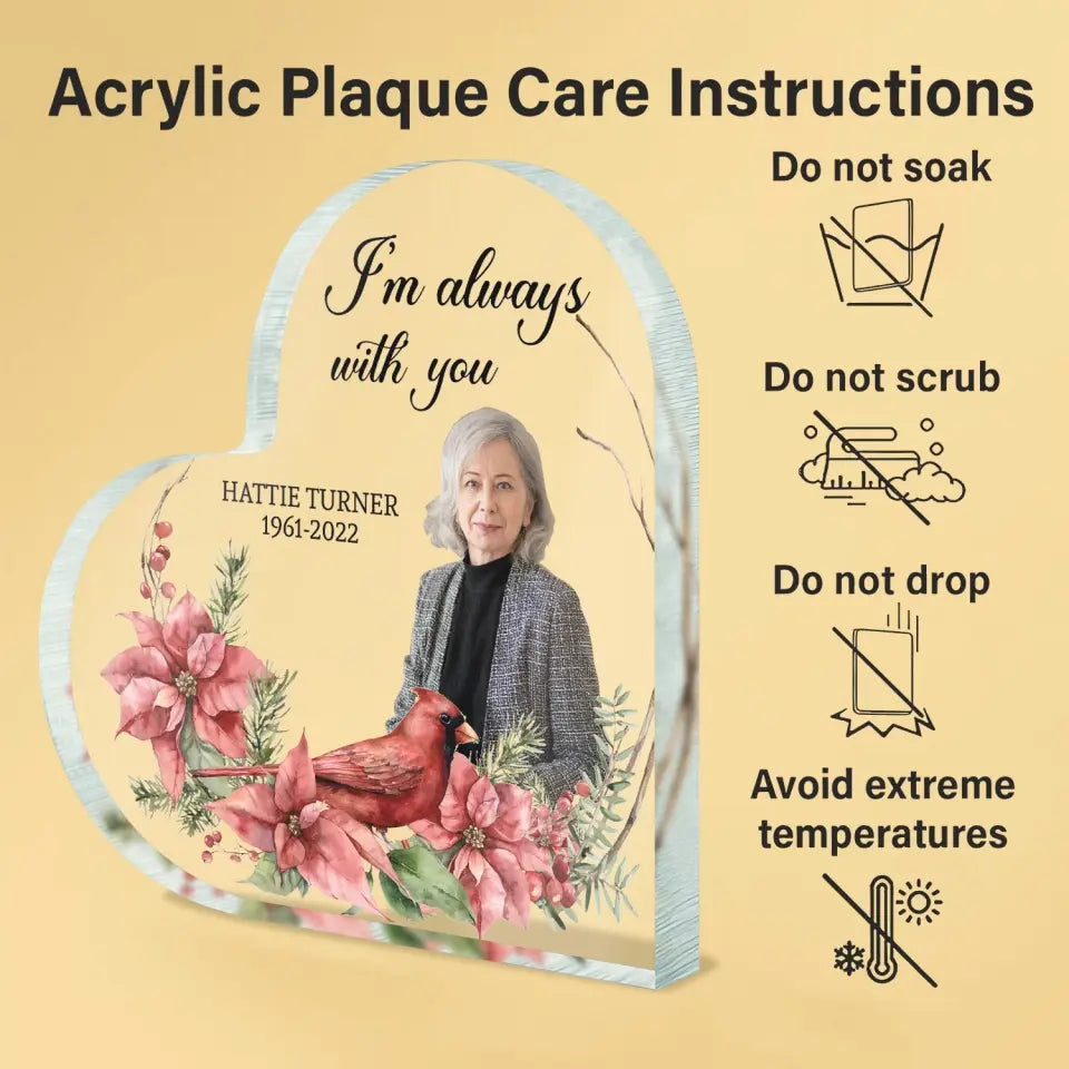 I Am Always With You - Personalized Acrylic Plaque