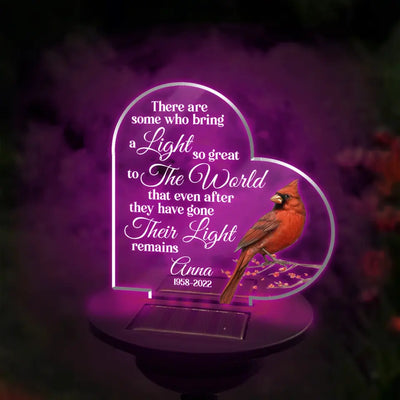 There Are Some Who Bring A Light - Personalized Solar Light