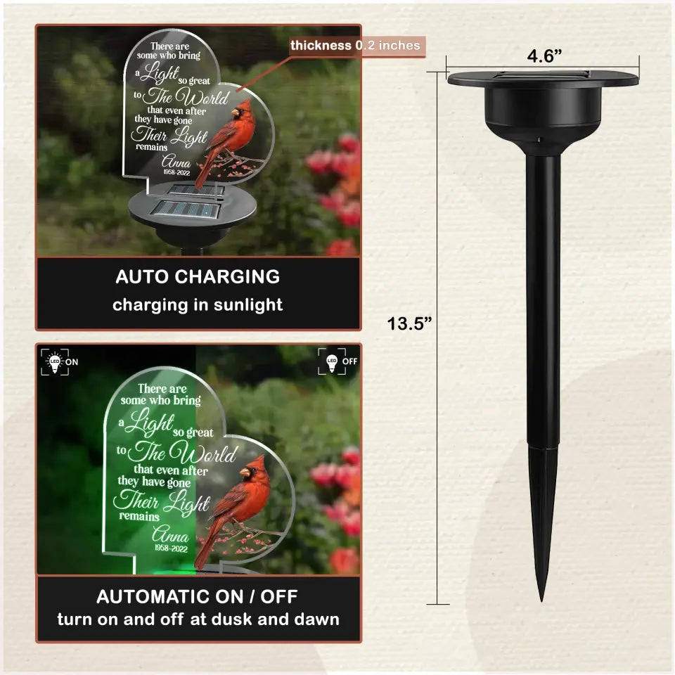 There Are Some Who Bring A Light - Personalized Solar Light