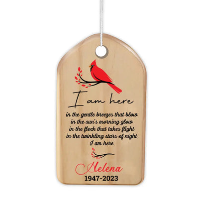 I Am Here In The Gentle Breezes That Blow In The Sun’s Morning Glow In The Flock - Personalized Wind Chimes