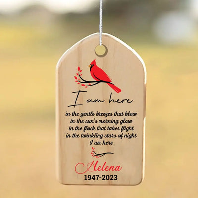 I Am Here In The Gentle Breezes That Blow In The Sun’s Morning Glow In The Flock - Personalized Wind Chimes
