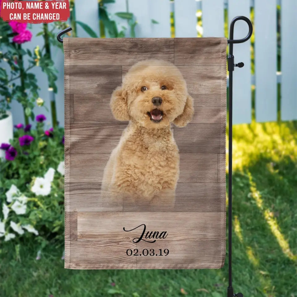 When Tomorrow Starts Without Me - Personalized Garden Flag, Memorial Gift - GF141