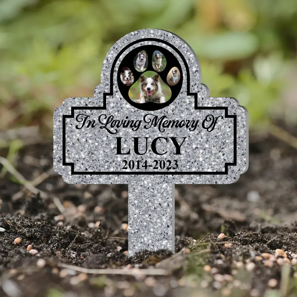 In Loving Memory Of Pet - Personalized Plaque Stake, Stake Gift For Pet Lover - PS64