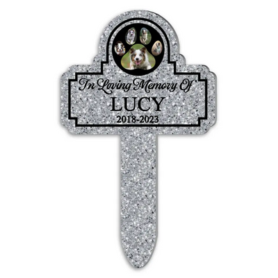 In Loving Memory Of Pet - Personalized Plaque Stake, Stake Gift For Pet Lover - PS64