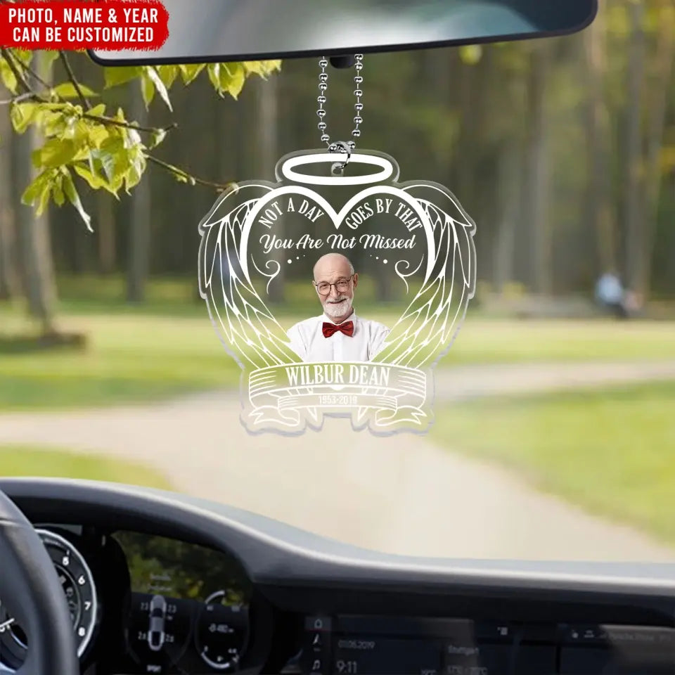 Not A Day Goes By That You Are Not Missed - Personalized Memorial Garden Solar Light