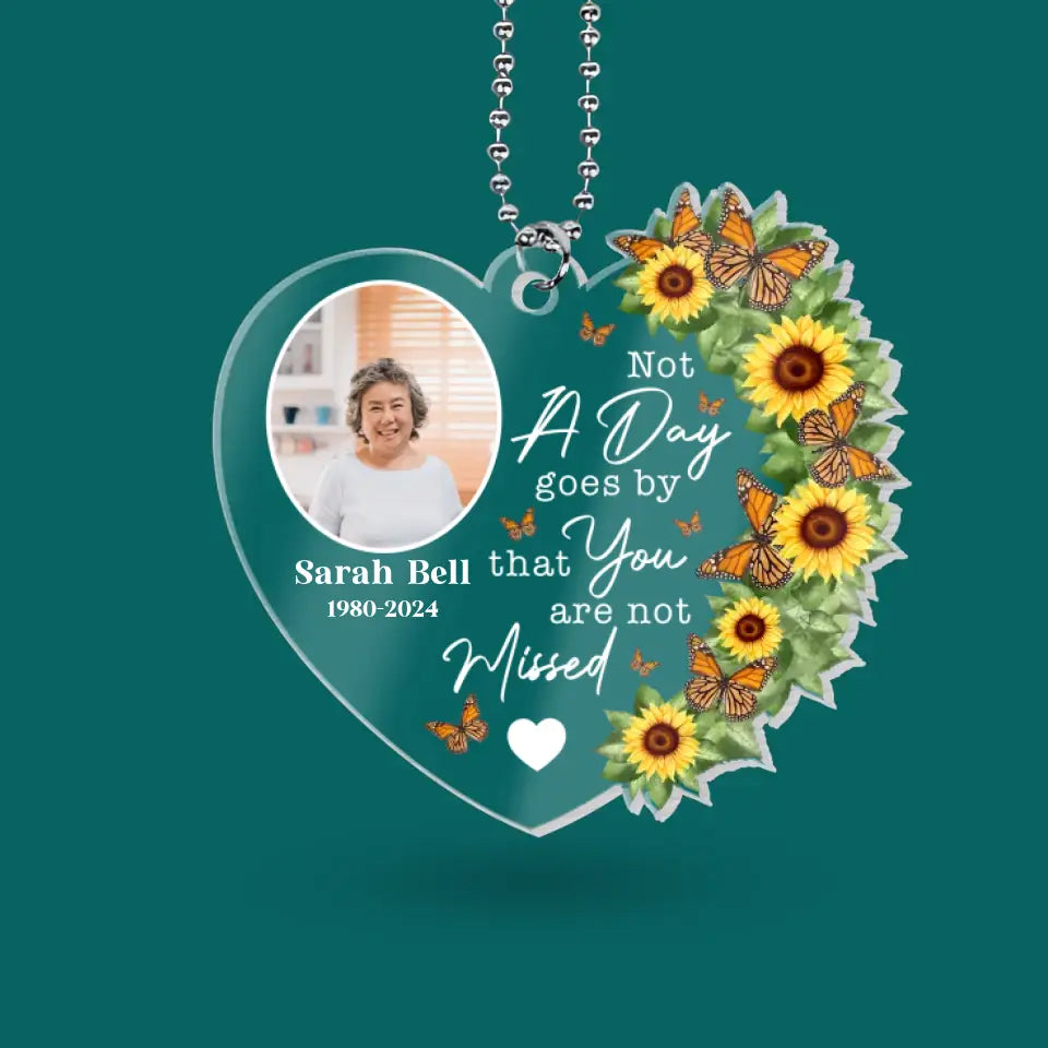 As Long As I Breathe You&#39;ll Always Be Remembered - Personalized Acrylic Car Hanger, Sympathy Gifts For Loss Of Loved One - ACH16