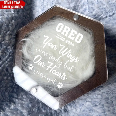 Pet Bereavement Gift, No Longer By Our Side But Forever In Our Hearts - Personalized Memorial Box - MB07