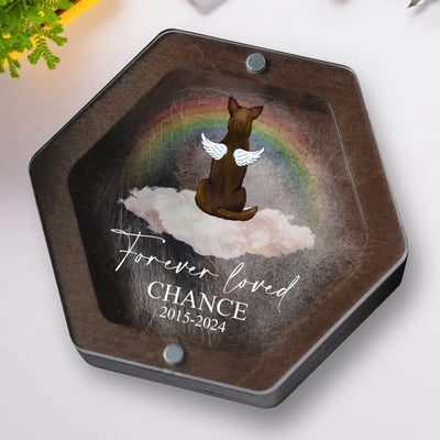 Forever Loved My Fur Baby - Personalized Memorial Box, Fur Keepsake Box - MB09