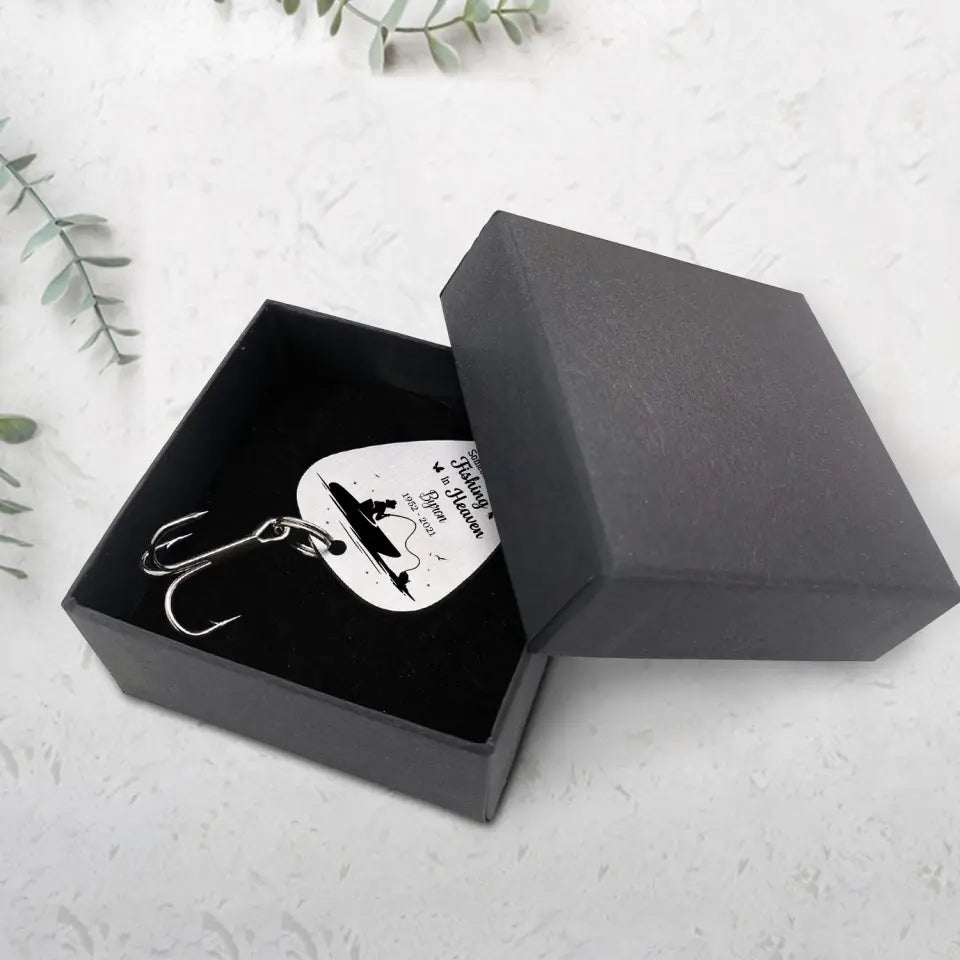 Someone I Love Is Fishing In Heaven - Personalized Fishing Lure, Memorial Gifts - FL10