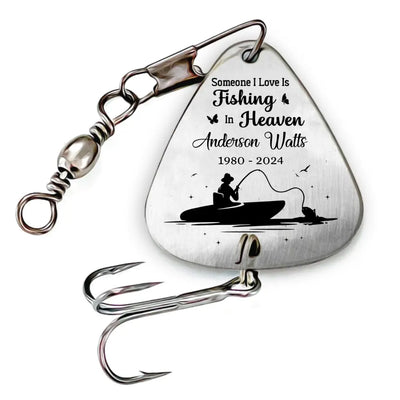 best personalized engraved fishing lures Custom Lure Gift Set - Merry Fishmas Holiday Tin free adhesive to create a smooth and vivid image Personalized Laser Engraved Fishing Lure,