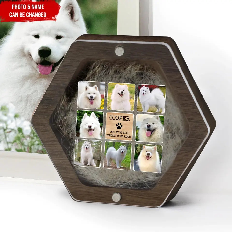 Pet In Heaven, Once By My Side Forever In My Heart - Personalized Memorial Box, Pet Loss Gift - MB19