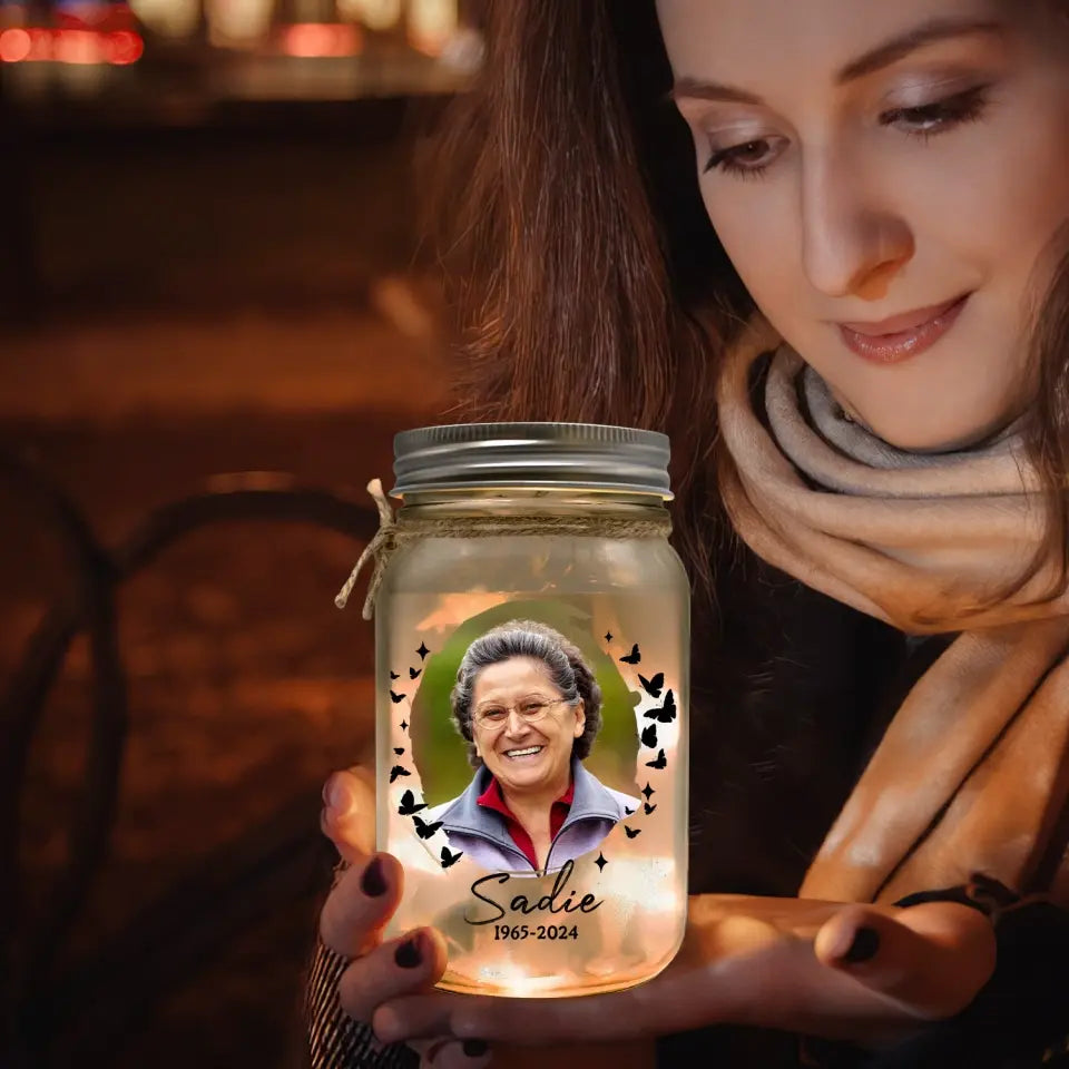 There Are Some Who Bring A Light So Great To The World - Personalized Mason Jar Light - MJL40