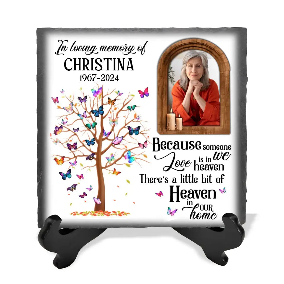 Because Someone We Love Is In Heaven - Personalized Stone, Memorial Gift - MM-MS104