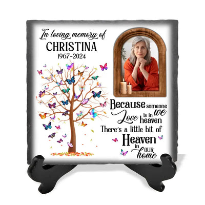 Because Someone We Love Is In Heaven - Personalized Stone, Memorial Gift - MM-MS104