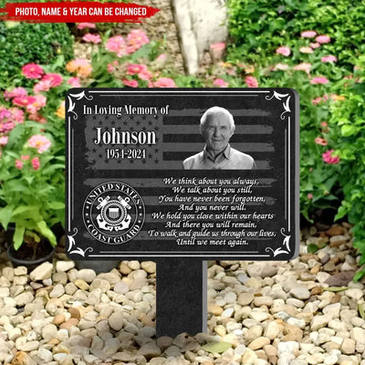 We Think About You Always, We Talk About You Still - Personalized Plaque Stake - MM-PS105