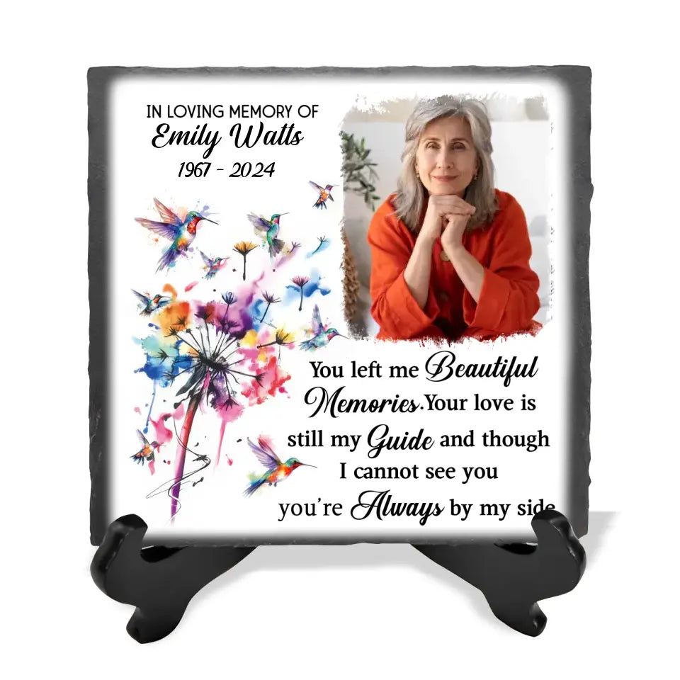 Though I Cannot See You, You’re Always By My Side - Personalized Memorial Stone - MS30TL