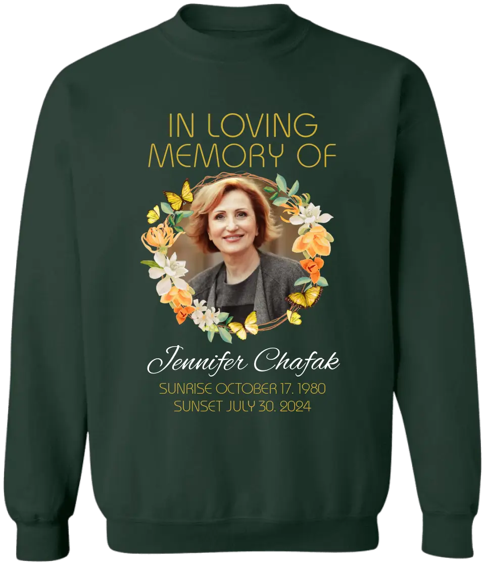 In Loving Memory For Loved Ones - Personalized T-Shirt, Memorial Photo T-shirt - TS77TL