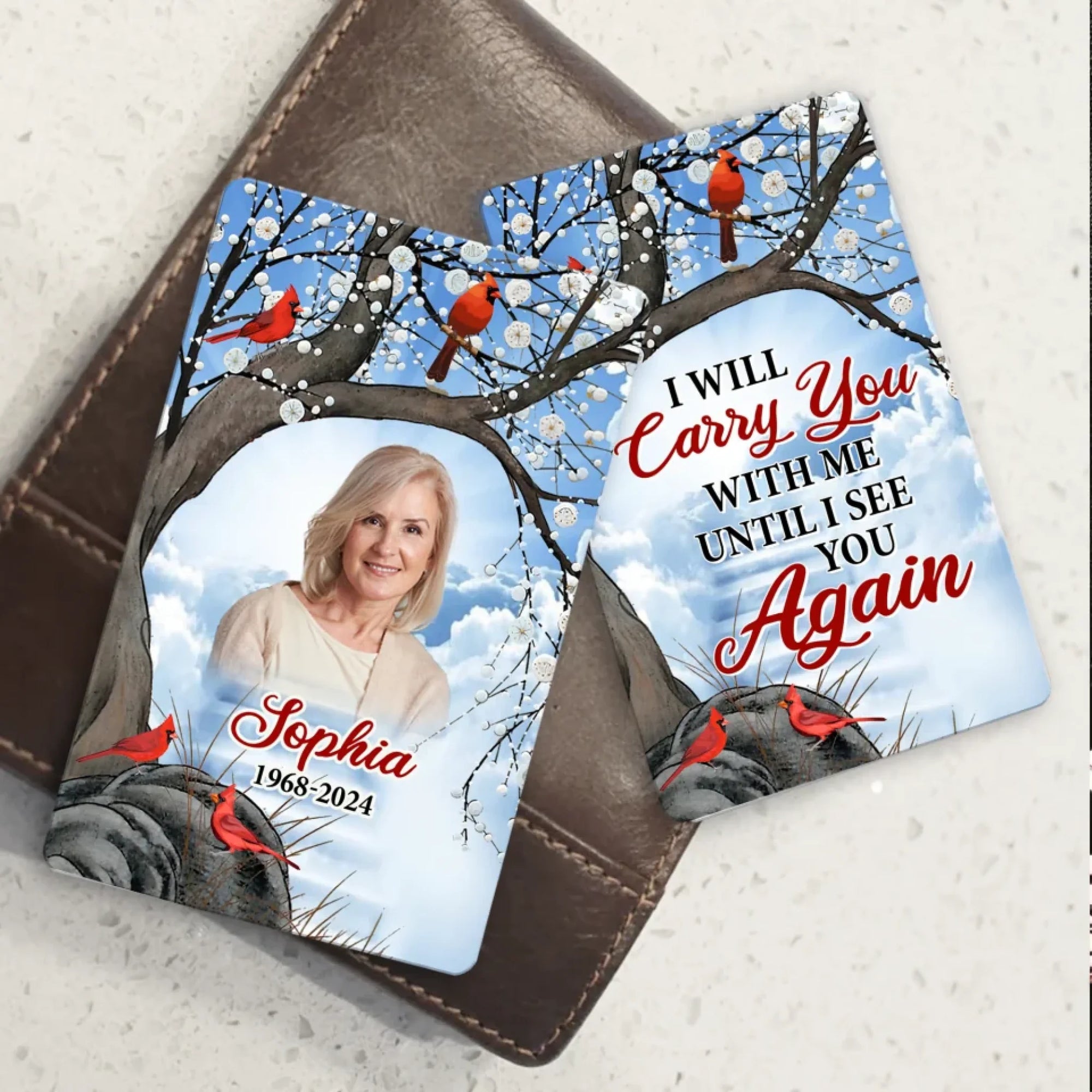 Until I See You Again - Personalized Wallet Card, Memorial Gift For Loss Of Loved One