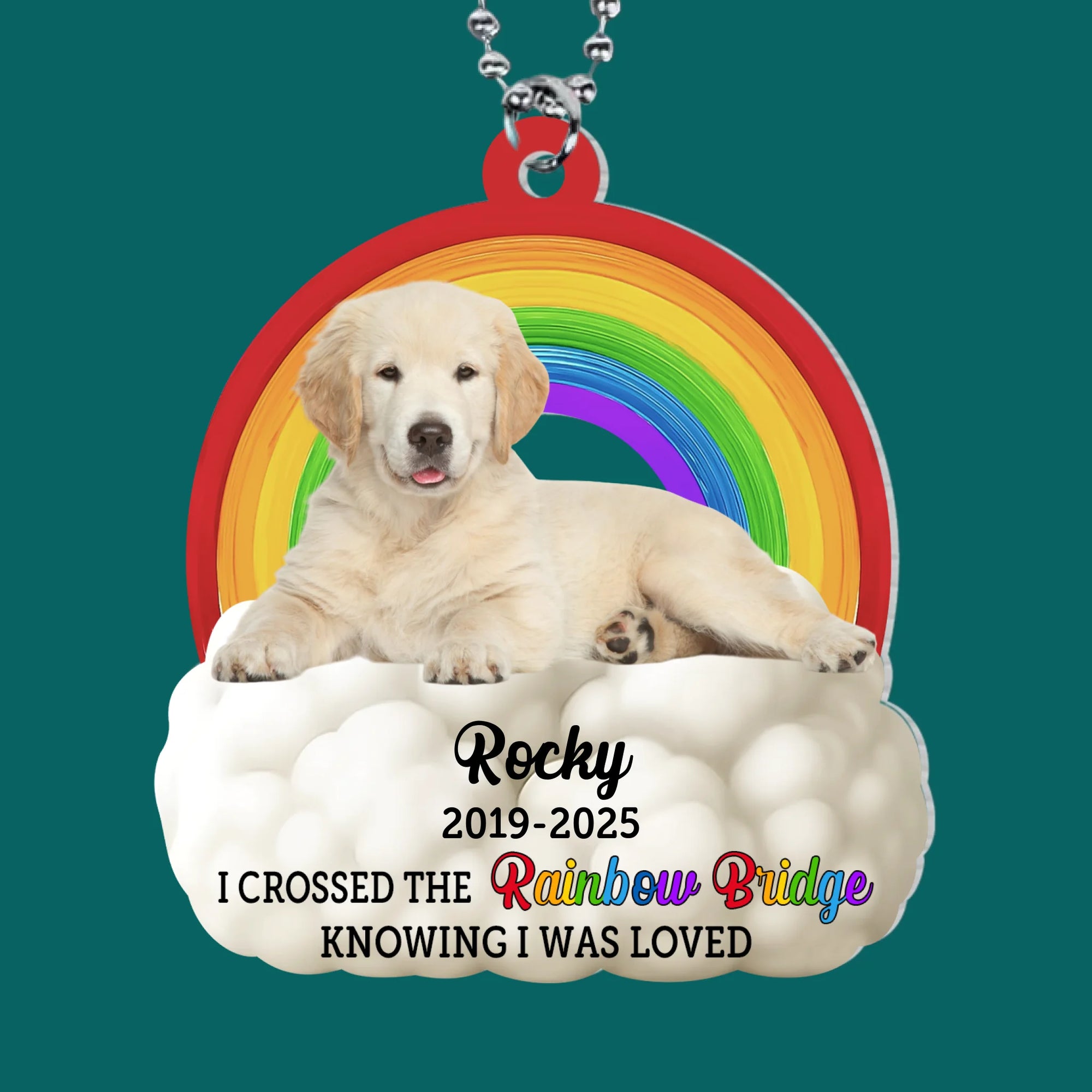 I Crossed The Rainbow Bridge Knowing I Was Loved  mk,