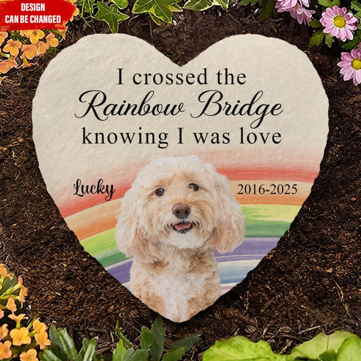 I Crossed The Rainbow Bridge Knowing I Was Loved mk ads