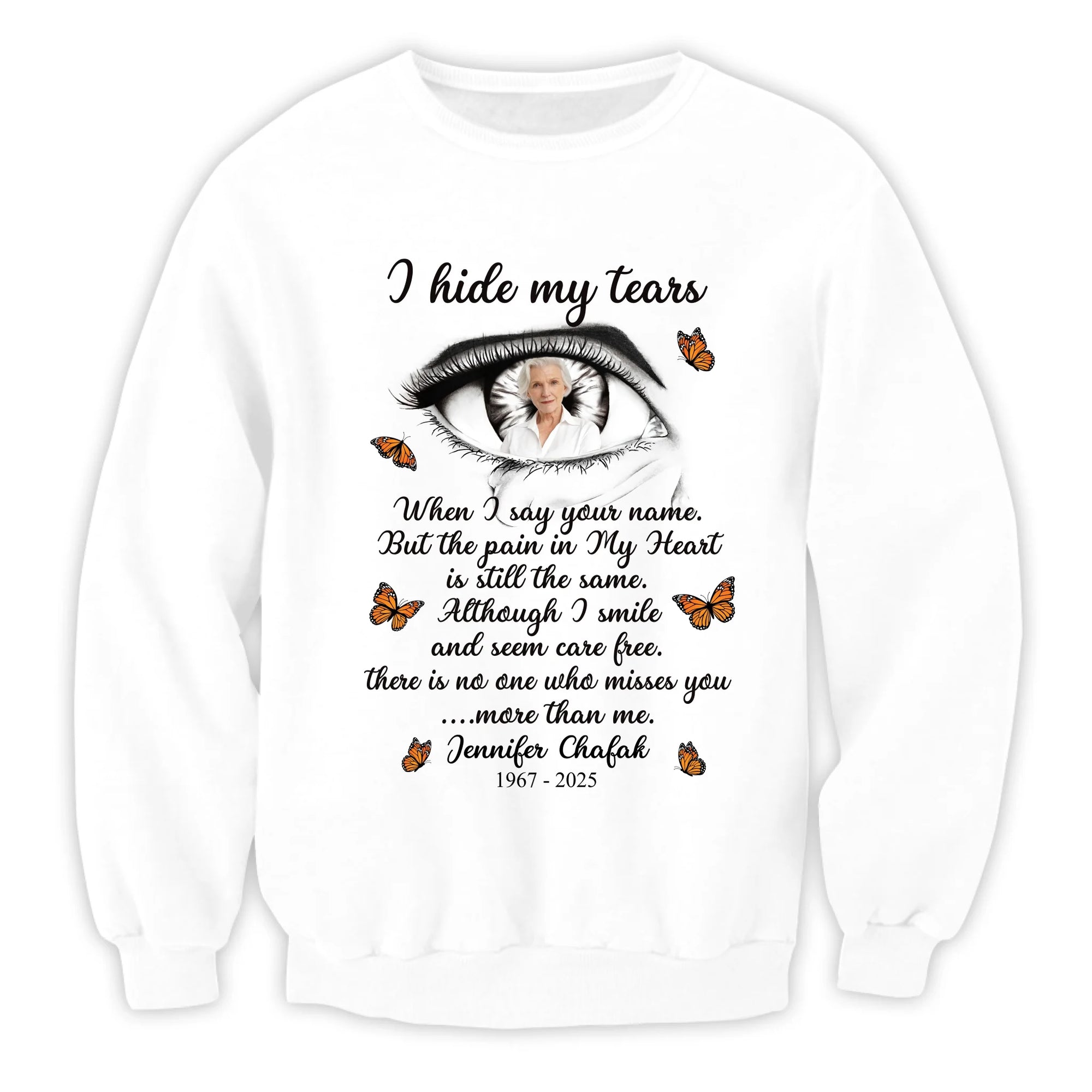 There Is No One Who Misses You More Than Me - Personalized T-Shirt, Memorial Gift
