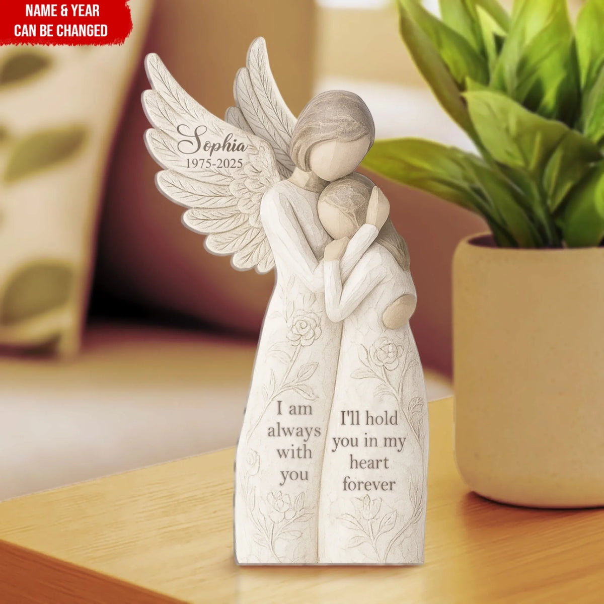 I'll Hold You In My Heart Forever - Personalized Acrylic Plaque, Memorial Gift
