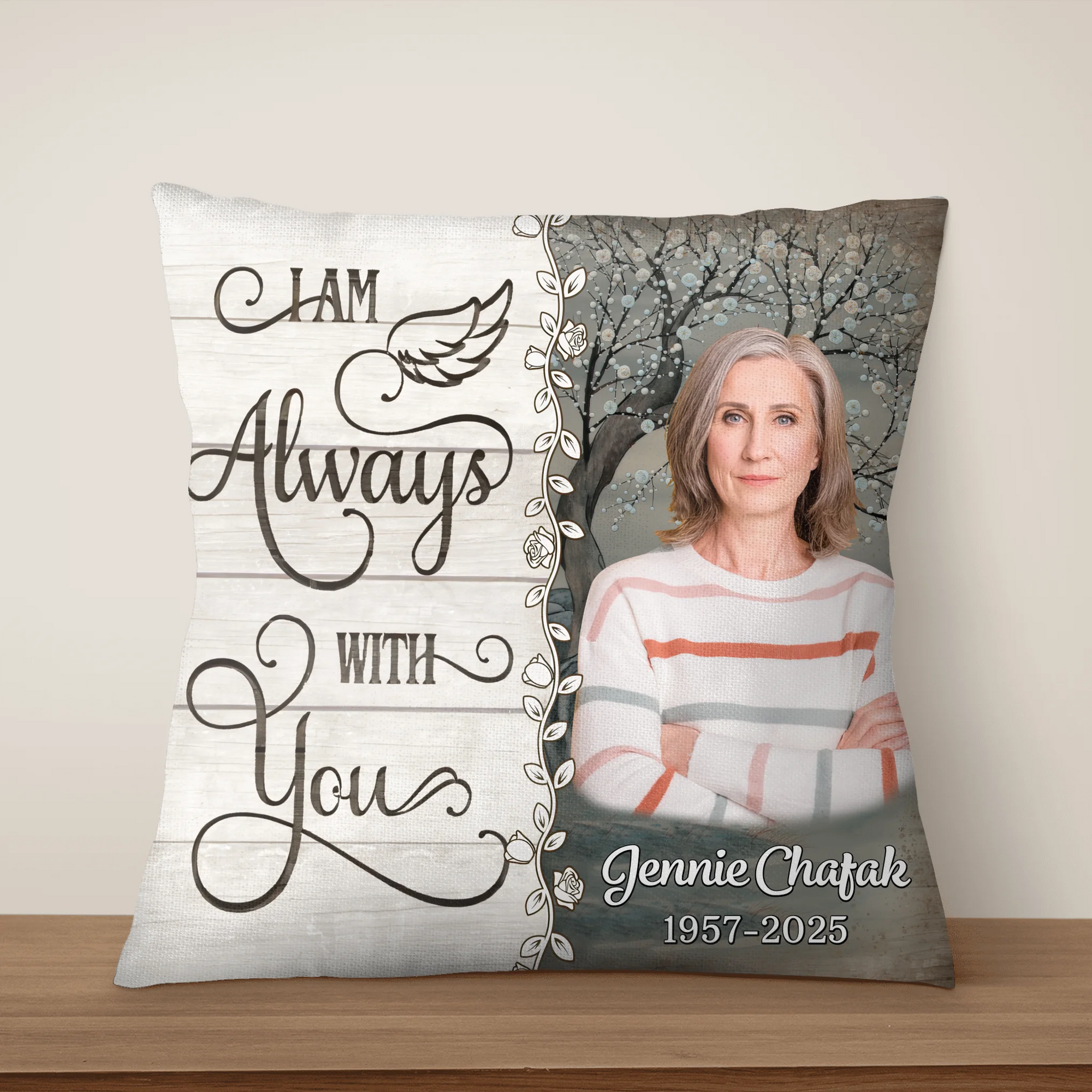 I Am Always With You - Personalized Pillow, Memorial Gift For Loss Of Loved One