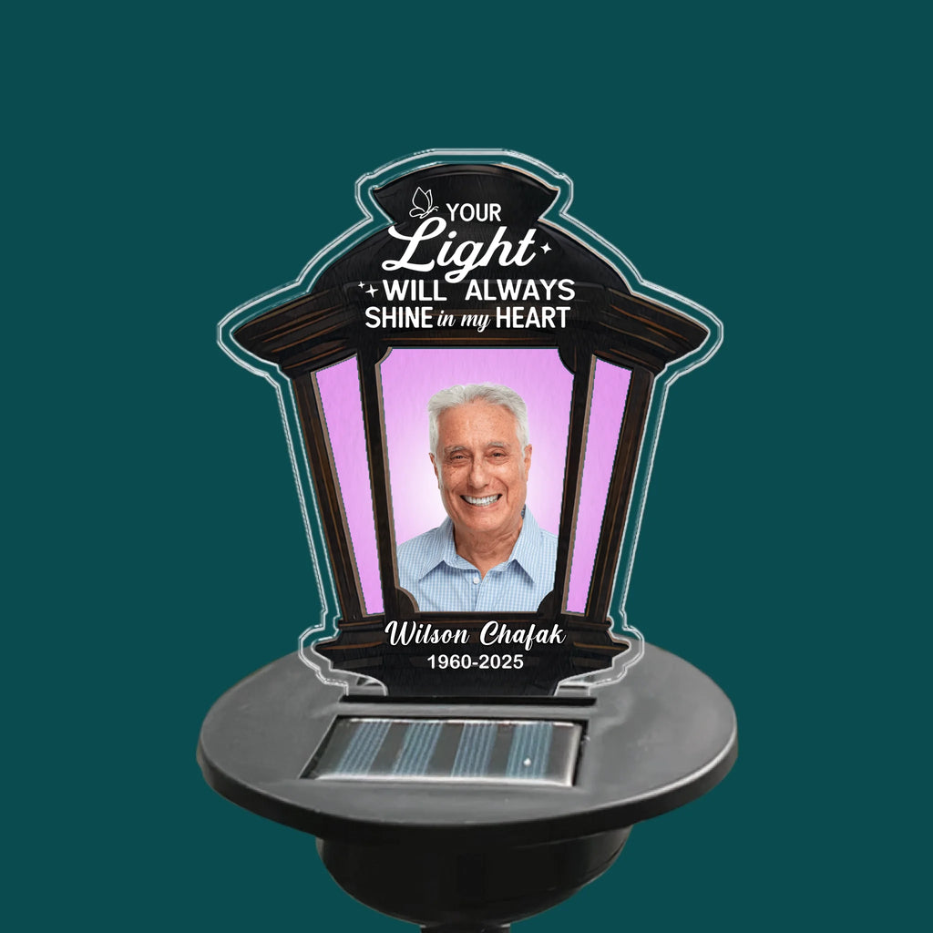 Your Light Will Always Shine In My Heart - Personalized